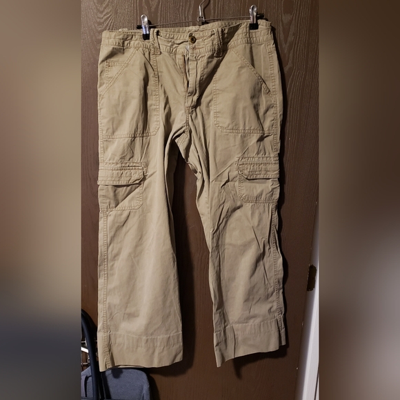 Faded Glory Women's Tan Cargo Pants - Picture 1 of 5